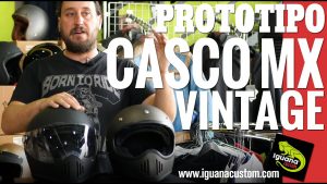 Casco Moto Integral Vintage